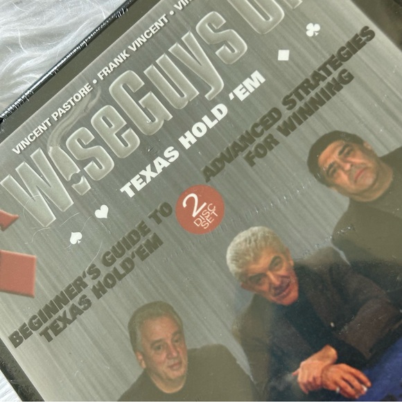 New SEALED DVD Professional Poker Tips Vincent Pastore Texas Hold’em WiseGuys On - Picture 3 of 4